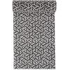 imageDII Fridge ampamp Shelf Liner Collection NonAdhesive Cut to fit Machine Washable 12x20 Aqua Dahlia 2 PieceBlack Abstract Leaf