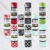 imageDII Fridge ampamp Shelf Liner Collection NonAdhesive Cut to fit Machine Washable 12x20 Aqua Dahlia 2 PieceBlack Dots