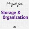 imageDII Fridge ampamp Shelf Liner Collection NonAdhesive Cut to fit Machine Washable 12x20 Aqua Dahlia 2 PieceBlack Dots