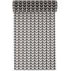 imageDII Fridge ampamp Shelf Liner Collection NonAdhesive Cut to fit Machine Washable 12x20 Aqua Dahlia 2 PieceBlack Herringbone