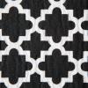 imageDII Fridge ampamp Shelf Liner Collection NonAdhesive Cut to fit Machine Washable 12x20 Aqua Dahlia 2 PieceBlack Lattice