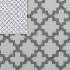 imageDII Fridge ampamp Shelf Liner Collection NonAdhesive Cut to fit Machine Washable 12x20 Aqua Dahlia 2 PieceGray Lattice