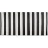 imageDII Outdoor Rug Collection Reversible Woven Polypropylene Plastic Straw Mat 3x6Feet Black ampamp White