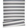imageDII Outdoor Rug Collection Reversible Woven Polypropylene Plastic Straw Mat 4x6Feet Gray ampamp White