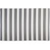 imageDII Outdoor Rug Collection Reversible Woven Polypropylene Plastic Straw Mat 4x6Feet Gray ampamp White
