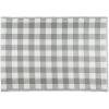imageDII Outdoor Rugs Collection Reversible Buffalo Check 4x6 Gray ampamp WhiteGray  White
