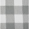 imageDII Outdoor Rugs Collection Reversible Buffalo Check 4x6 Gray ampamp WhiteGray  White