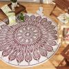 imageDII Outdoor Rugs Collection Reversible Woven 5 Round BlackBerry SunflowerBlackberry Sunflower