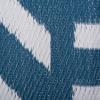 imageDII Outdoor Rugs Collection Reversible Woven 5 Round BlackBerry SunflowerBlue Geometric