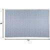 imageDII Reversible IndoorOutdoor Diamond Woven Rug 4x6 French BlueFrench Blue