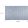 imageDII Reversible IndoorOutdoor Diamond Woven Rug 4x6 French BlueFrench Blue