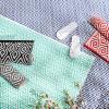 imageDII Reversible IndoorOutdoor Diamond Woven Rug 4x6 Gray