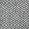 imageDII Reversible IndoorOutdoor Diamond Woven Rug 4x6 Gray