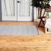 imageDII Reversible IndoorOutdoor Diamond Woven Rug 4x6 Gray