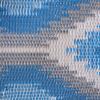 imageDII Reversible IndoorOutdoor Ikat Woven Rug 4x6 Blue