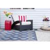 imageDII Reversible IndoorOutdoor Ikat Woven Rug 4x6 Blue