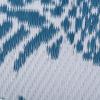imageDII Reversible IndoorOutdoor Pineapple Woven Rug 4 x 6 BlueBlue