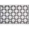 imageDII Reversible Outdoor Lattice Woven Rug 4x6 Ft Black