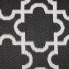 imageDII Reversible Outdoor Lattice Woven Rug 4x6 Ft Black