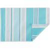 imageDII Summer Stripe Outdoor Tabletop Collection Multiuse Machine Washable Napkin Set 20x20 SunsetBeach House