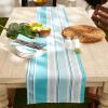 imageDII Summer Stripe Outdoor Tabletop Collection Multiuse Machine Washable Napkin Set 20x20 SunsetBeach House
