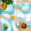 imageDII Summer Stripe Outdoor Tabletop Collection Multiuse Machine Washable Napkin Set 20x20 SunsetBeach House