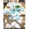 imageDII Summer Stripe Outdoor Tabletop Collection Multiuse Machine Washable Napkin Set 20x20 SunsetBeach House