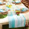 imageDII Summer Stripe Outdoor Tabletop Collection Multiuse Machine Washable Napkin Set 20x20 SunsetBeach House