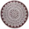 imageDII Outdoor Rugs Collection Reversible Woven 5 Round BlackBerry SunflowerBlackberry Sunflower