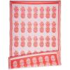 imageDII Reversible IndoorOutdoor Pineapple Woven Rug 4 x 6 BlueCoral