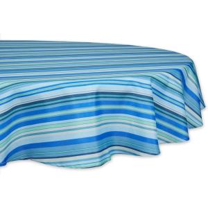 imageDII Summer Stripe Outdoor Tabletop Collection Multiuse Machine Washable Napkin Set 20x20 SunsetBlue Ocean