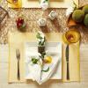 imageDII EcoFriendly Fine Ribbed Collection Placemat Set 13x19 French BlueHoney Gold