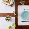 imageDII EcoFriendly Fine Ribbed Collection Placemat Set 13x19 French BlueLight Gray