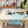 imageDII EcoFriendly Fine Ribbed Collection Placemat Set 13x19 French BlueStorm Blue