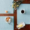 imageDII EcoFriendly Fine Ribbed Collection Placemat Set 13x19 French BlueStorm Blue