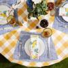 imageDII PVC Tabletop Collection Placemat Set Rectangle 13x1725 Gray 6 PieceBlue