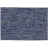 imageDII PVC Tabletop Collection Placemat Set Rectangle 13x1725 Gray 6 PieceBlue Tweed