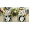 imageDII PVC Tabletop Collection Placemat Set Rectangle 13x1725 Gray 6 PieceFig Green