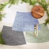 imageDII PVC Tabletop Collection Placemat Set Rectangle 13x1725 Gray 6 PieceGray