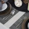 imageDII PVC Tabletop Collection Placemat Set Rectangle 13x1725 Gray 6 PieceGray