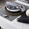 imageDII PVC Tabletop Collection Placemat Set Rectangle 13x1725 Gray 6 PieceGray