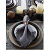 imageDII PVC Tabletop Collection Placemat Set Rectangle 13x1725 Gray 6 PieceGray