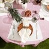 imageDII PVC Tabletop Collection Placemat Set Rectangle 13x1725 Gray 6 PieceOffwhite