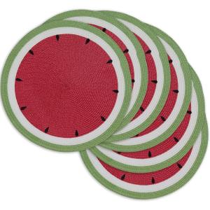 imageDII Watermelon Collection Summer Fun Placemat Set of 6 Summer Days