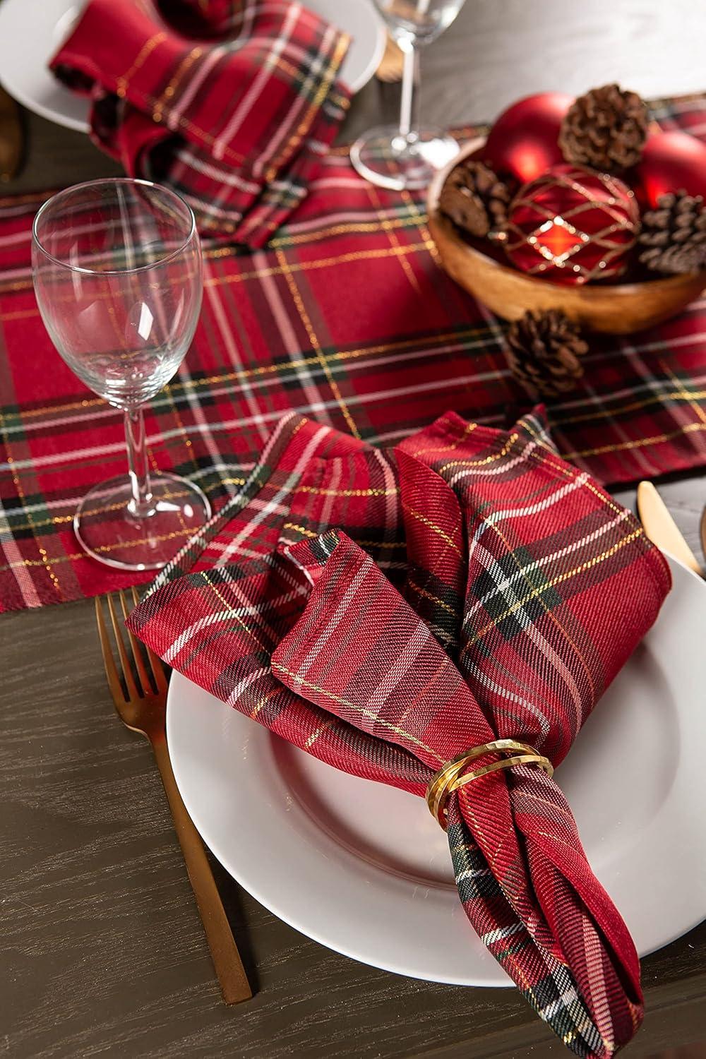 imageDII Decorative Basic Intertwined Napkin Ring Set Gold 6 CountGold