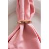 imageDII Decorative Basic Intertwined Napkin Ring Set Gold 6 CountCopper