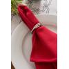 imageDII Decorative Basic Intertwined Napkin Ring Set Gold 6 CountSilver