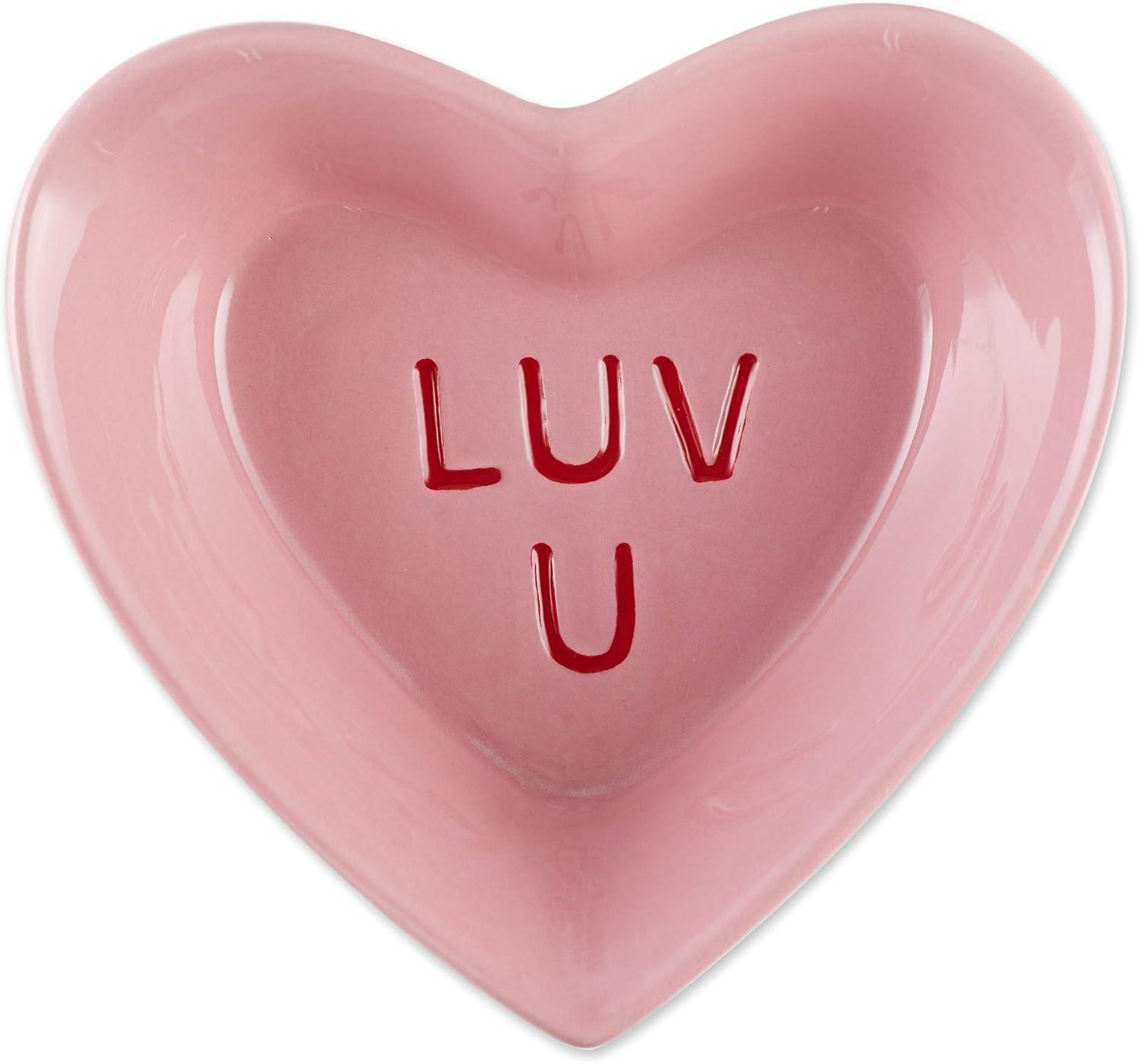 imageDII Valentines Day Ceramic Collection Candy Bowls Sweet Talk 4 Piece Candy Bowls Sweet Talk