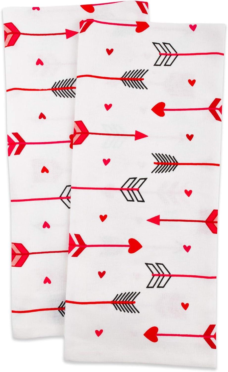 imageDII Valentines Day Collection Kitchen Dishtowel Set 18x28 Embellished Hearts 3 PieceArrow Collage
