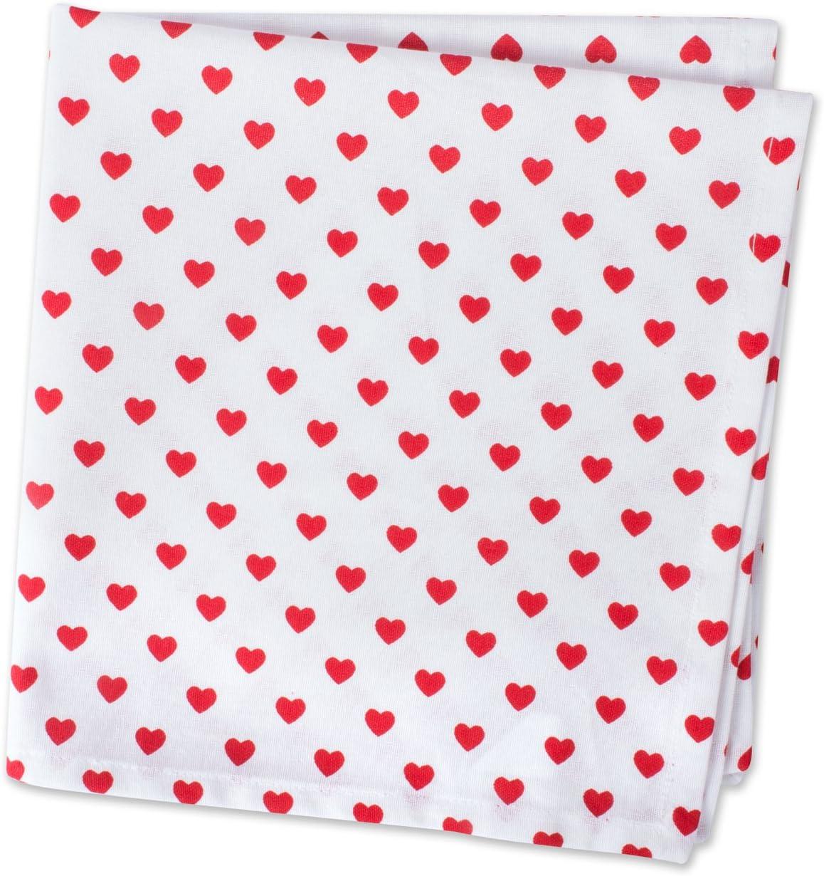 imageDII Valentines Day Collection Napkin Set 20x20 Checkered Heart 6 PieceLittle Hearts